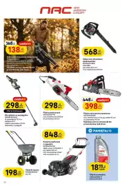 Castorama gazetka Strona 30: Pilarka łańcuchowa NAC €398,00, Odkurzacz dmuchawa spalinowa Nax €568,00