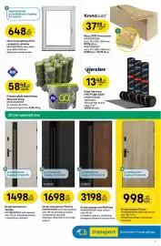 Castorama gazetka Strona 9: Płyta OSB 3 frezowana Kronobuild €37,98, Okno trzyszybowe PCV €648,00