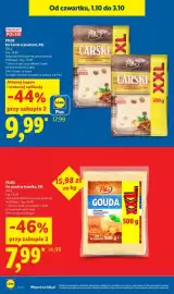 Lidl gazetka Strona 12: Ser carski w plastrach XXL Pilos €9,99, Ser gouda w kawałku XXL Pilos €7,99