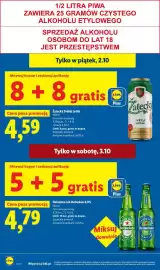 Lidl gazetka Strona 20: Piwo Heineken €4,79, Piwo Žatecký Světlý Ležák €4,59