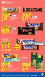 Lidl gazetka Strona 65: Batony Snickers 5-pak €15,99, Batony Snickers Peanut Butter 2-pak €3,99