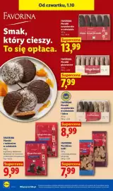 Lidl gazetka Strona 72: Pierniki z nadzieniem w czekoladzie gorzkiej z nadzieniem śliwkowym Favorina €9,99