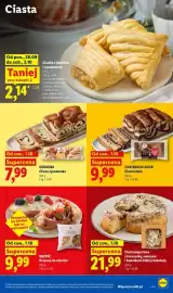 Lidl gazetka Strona 79: Ciasto cynamonka Oskroba €7,99, Korpusy do eklerów Brześć €9,99