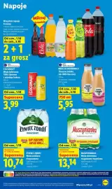 Lidl gazetka Strona 83: Woda mineralna gazowana magnezowo-wapniowa 6-pak Muszynianka €13,14