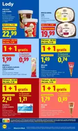 Lidl gazetka Strona 88: Rożek słony karmel Ballino €0,89, Lody w kubku gruszka z kremem czekoladowo-kakaowym Willisch €22,99