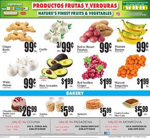 Baja Ranch weekly ad week 40 Page 4: Hass Avocados €1,99, Garlic €0,99