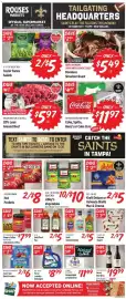 Rouses weekly ad week 40 Page 1: Chairman's Reserve Boneless Shoulder Roast €5,49, Hot Pockets €8,00