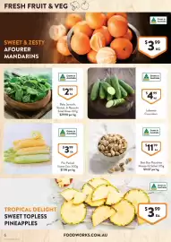 Foodworks catalogue week 40 Page 6: Best Buy Pistachios €11,99, Baby Spinach, Rocket, & Mesculin Salad Mixes €2,99
