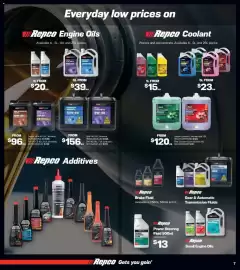 Repco catalogue Page 7: Repco Premium Mineral 15W-40 €156,00, Coolant €15,00