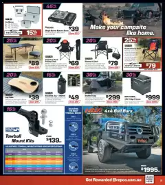 Repco catalogue Page 9: Maxi Ice Boxes, Snatch Director's Chair €79,00