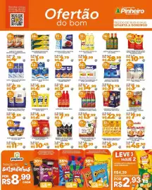 Encarte Pinheiro Supermercado Página 2: Passata de tomate la casareccia vidro €14,99, Achocolatado em pó pratile €2,49