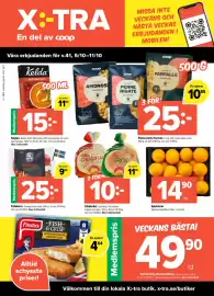 Coop Extra reklamblad vecka 41 Sida 1: Soppa, Medlemspris €26,00, Libabröd €10,00