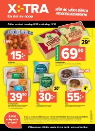 Coop Extra reklamblad vecka 41 Sida 8: Familjefavoriter, Medlemspris €99,00, Färsk kycklingfilé €39,90