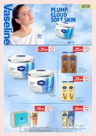 Carrefour catalogue Page 4: Vaseline CLOU CLOUD SOFT Light Moisturiser Face & Body Vaseline. CERAMIDE HY MOISTURE FILL