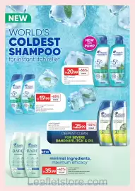 Carrefour catalogue Page 8: NEW WORLD'S COLDEST SHAMPOO for instant itch relief head& shoulders head& shoulders -5° -5°c ICE