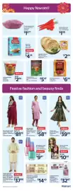 Walmart flyer week 40 Page 10: Dweep Sara men's green silk blend embroidered long kurta €37,99, Purple Sweet Potato €1,87