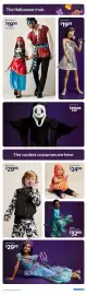 Walmart flyer week 40 Page 8: The Halloween hub Men's costume $1998 Kids' costume Girls' costume $1998 Boys' costume $1998