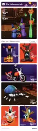 Walmart flyer week 40 Page 9: Online only The Halloween hub HOMCOM 9' inflatable LED pumpkin $119.99 $6299 HOMCOM 5.5'