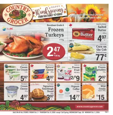Country Grocer (valid until 8-10)