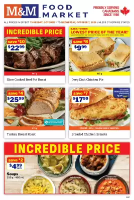 M & M Food Market flyer