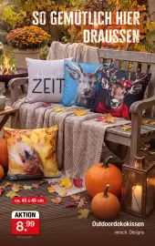Zimmermann Prospekt woche 41 Seite 8: Outdoordekokissen €8,99