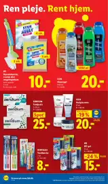 Lidl tilbudsavis uge 41 Side 10: Zendium tandpasta €25,00, W5 opvaskebørster, svampe eller rengøringsklude €10,00