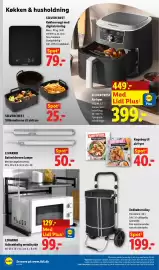 Lidl tilbudsavis uge 41 Side 20: Livarino Udtrekkelig metalhyld €99,00, Silvercrest Silikoneforme til airfryer €25,00