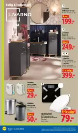 Lidl tilbudsavis uge 41 Side 26: Livarno/Cien kropsanalysevægt €79,00, Livarno Toiletpand €50,00