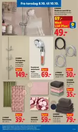 Lidl tilbudsavis uge 41 Side 27: Brusehoved med mineral-kugler €69,00, Livarno Bruseslange €30,00