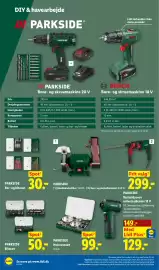 Lidl tilbudsavis uge 41 Side 30: Parkside Bitssæt €50,00, Parkside bor- og bitssæt €30,00