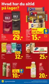 Lidl tilbudsavis uge 41 Side 8: Pukka Te €32,00, Frankly økologisk ingefærshot €20,00