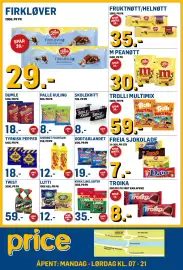 Price Lagerbutikk kundeavis Side 3: Kvikk Lunsj Biter €35,00, Godt & Blandet €19,00