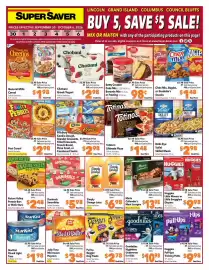 Super Saver weekly ad week 40 Page 1: Danimals Smoothies €5,98, StarKist Chunk Light Tuna €1,98