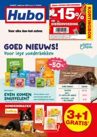 Hubo folder Pagina 1: 2640BPET geldig van 30/09 t.e.m. 11/10/2026 ZONDAG 4 OKTOBER: WERELDDIERENDAG! Hubo -15% op