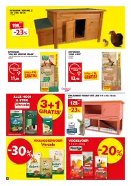 Hubo folder Pagina 2: Konijnenhok bruna €129,00, Kippenvoer Gra-Mix Ardeens Graan €11,99