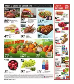 Pavilions weekly ad week 40 Page 4: Driscoll's Raspberries €6,99, Autumn Crisp Grapes €8,99