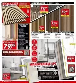 Bauhaus Flugblatt Seite 10: Schallreduktion bis zu 25 % Einfache Montage AKUSTIKPANEEL LIGHT OAK 32514407/33711362 - Aus