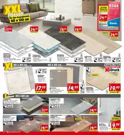 Bauhaus Flugblatt Seite 8: XXL Fliesen für den Innenbereich 60 x 120 cm m² je 17,90 m² 24,95 m² je 19,90 Ab 48,96 m² je