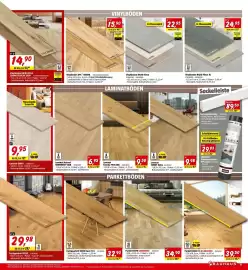 Bauhaus Flugblatt Seite 9: m² je VINYLBÖDEN 15,90 Ab 93,87 m² 14,90 TRITTSCHALL GEDÄMMT m² In Fliesenoptik 22,95 Ab 64,73 m²