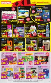 Catalogue Norma semaine 41 page 7: Boom Eau de javel nature €3,99, Whiskas TastyMix €8,36