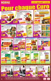 Catalogue Norma semaine 41 page 8: AOC Grignan-les-Adhémar Cellier de beauregard €2,39, YumMEAL Pâtes €1,39