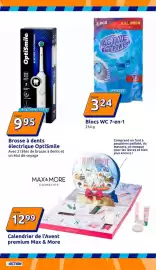 Catalogue Action semaine 40 page 22: ACTIVE Blue POWER Blocs WC 7-en-1 €3,24, OptiSmile Brosse à dents électrique €9,95