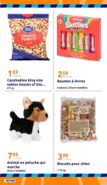 Catalogue Action semaine 40 page 27: Snacks of the World Kingsize Peanuts €1,69, Animal en peluche qui marche €7,95