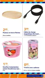 Catalogue Action semaine 40 page 36: Noodlicious Nouilles instantanées ramen €1,19, Re-load Câble de charge magnétique €3,99