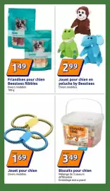 Catalogue Action semaine 40 page 38: Beeztees Jouet pour chien en peluche €2,99, Beeztees Ribbies €1,49