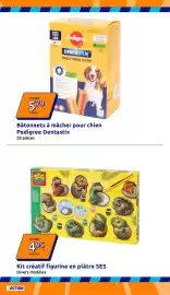 Catalogue Action semaine 40 page 4: Pedigree Dentastix €5,79, SES Kit créatif figurine en plâtre €4,95