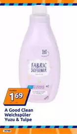 Action Prospekt woche 40 Seite 15: A Good Clean Weichspüler Yuzu & Tulpe €1,69