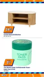 Action Prospekt woche 40 Seite 33: Garderobenschränchen €24,95, The Beauty Dept. Exfolierende Toner-Pads Cica & PHA €2,22