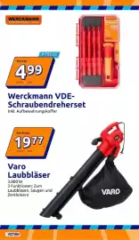 Action Prospekt woche 40 Seite 34: Werckmann VDE-Schraubendreherset €4,99, Varo Laubbläser €19,77