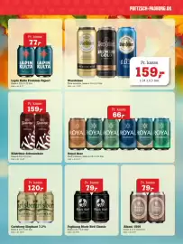 Poetzsch Padborg tilbudsavis Side 43: Royal Beer €66,00, Warsteiner €159,00